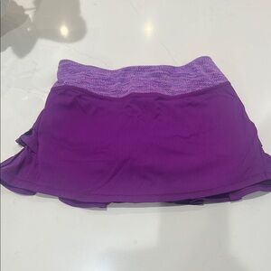 Ivivva Purple Athletic Skort with Ruffled Hem